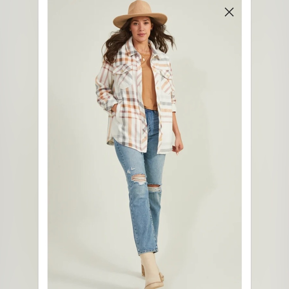 Thread and Supply Fleece Shacket